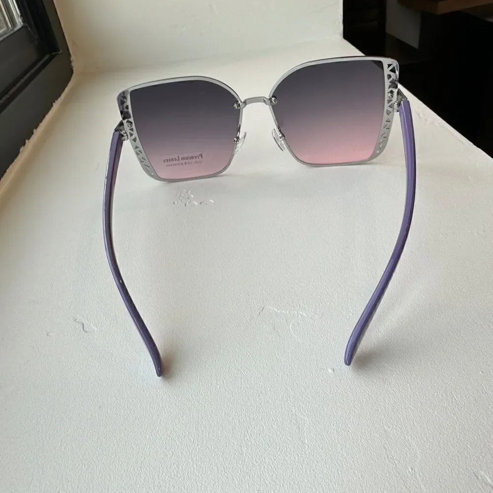 New Fashion Sunglasses Large Frames, Light Weight, Mixed Metal